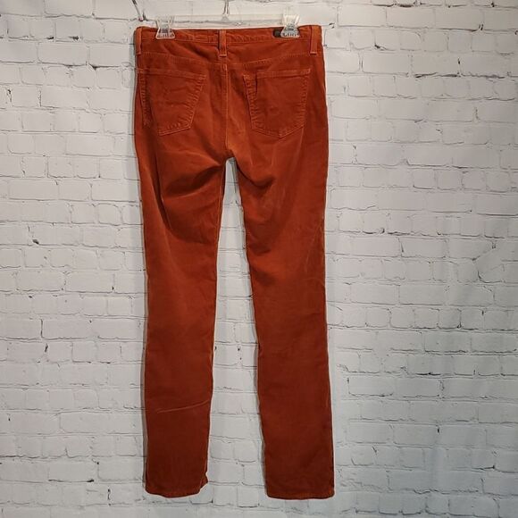 Adriano Goldschmied The Stevie slim straight orange corduroys - Picture 7 of 13